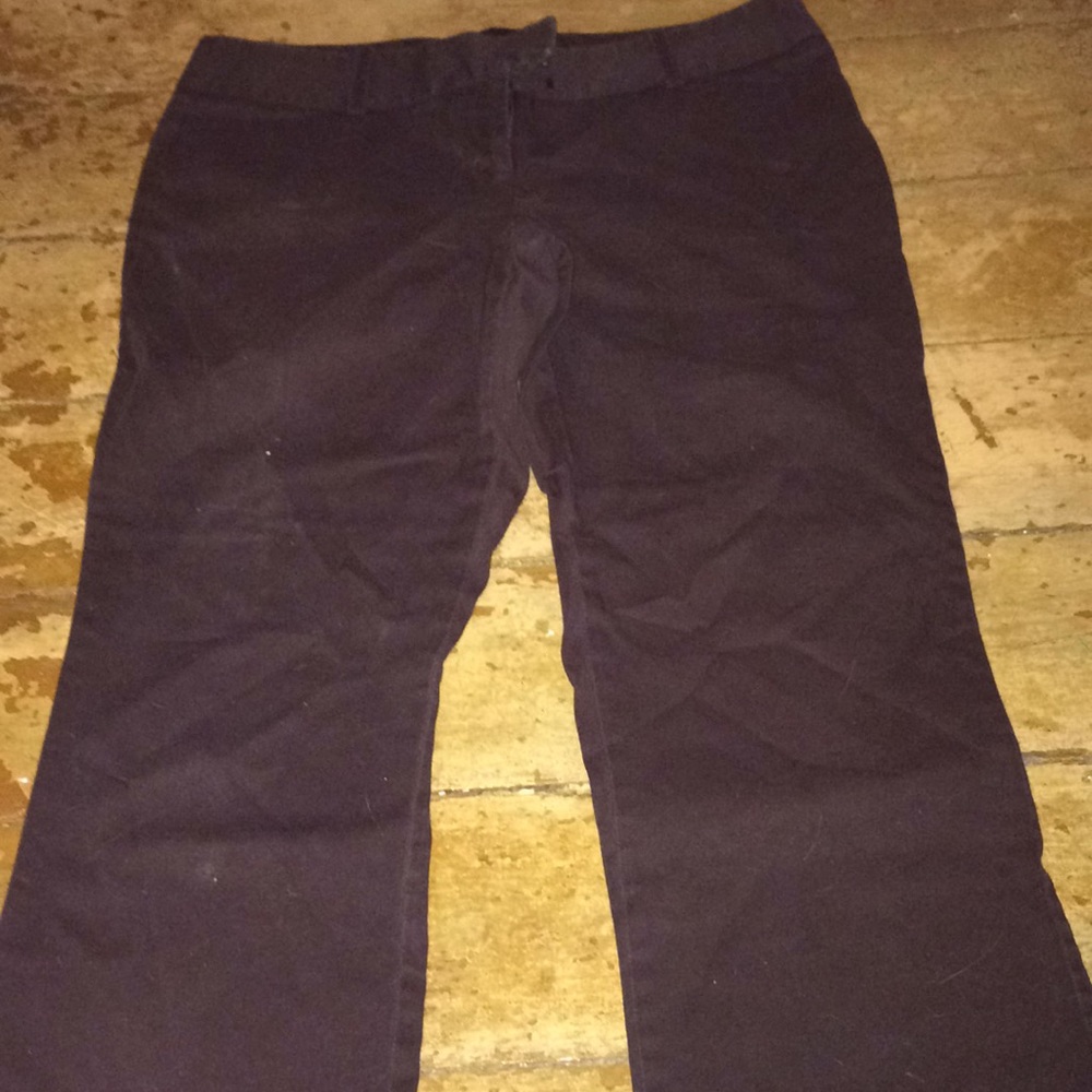 Brown capri pants